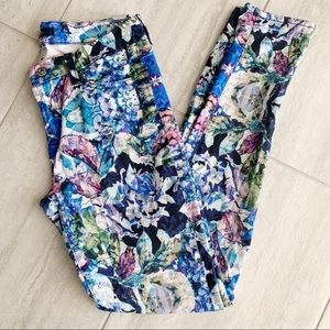 7 For All Mankind Floral Skinny Jeans